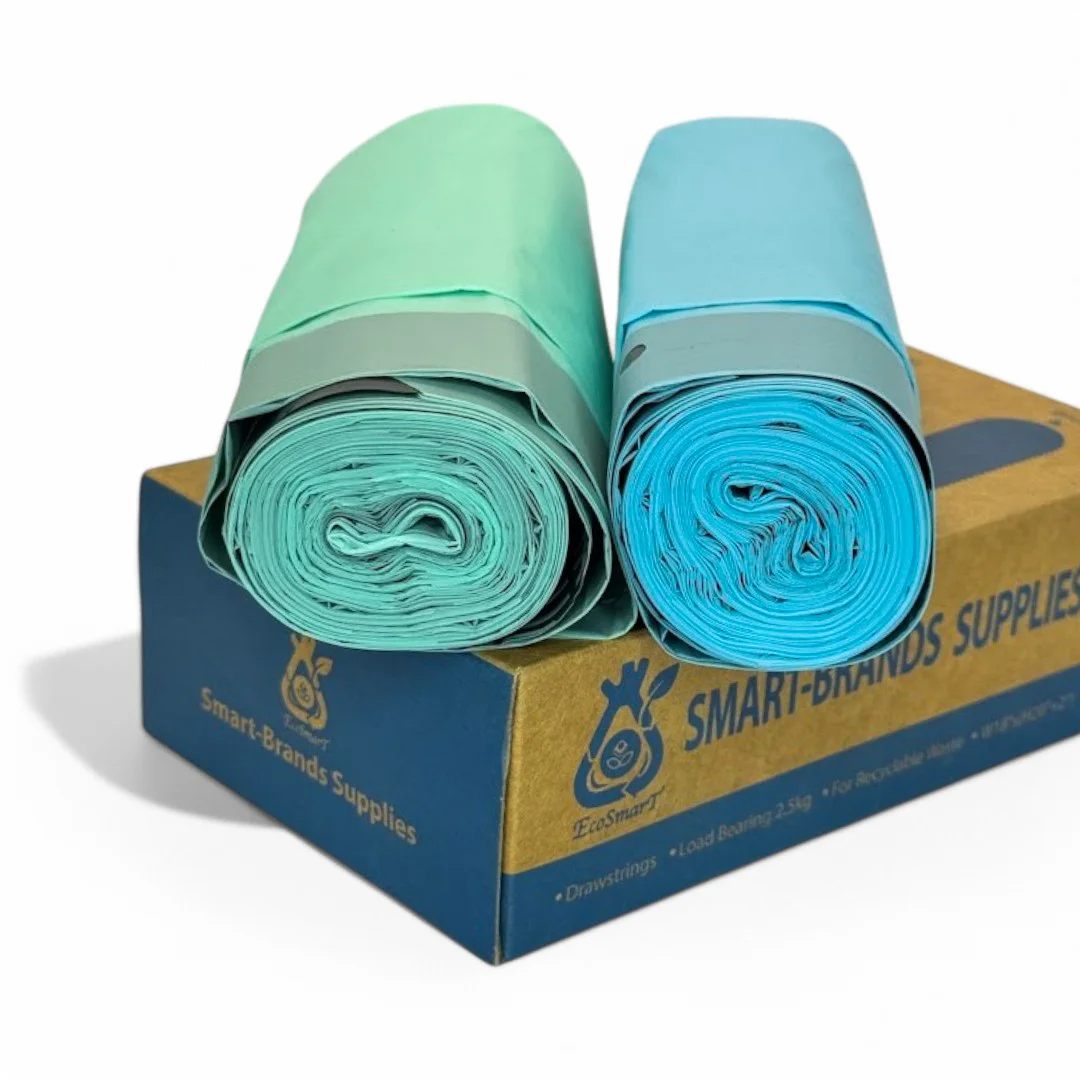Biodegradable Combo-Box Green|Blue Bin Liners