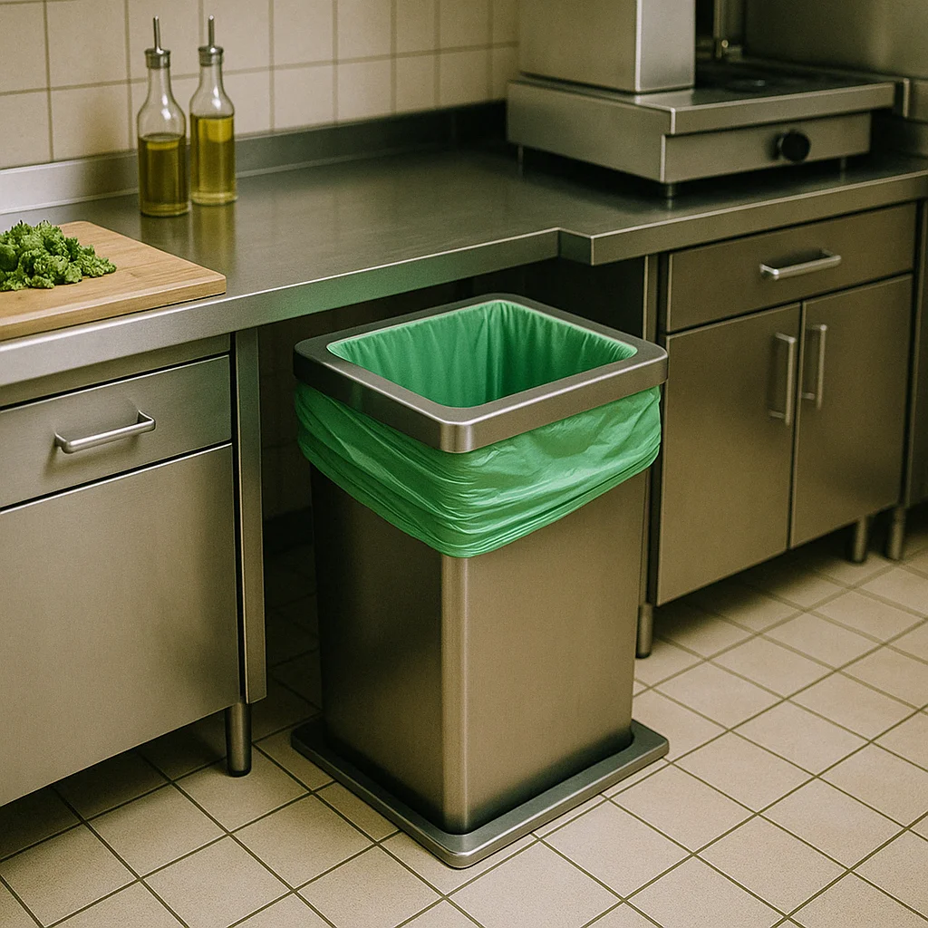 Biodegradable Organic-Waste Green Bin Liners - 50L